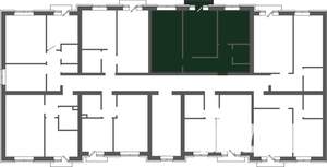 2-к квартира, строящийся дом, 50м2, 3/3 этаж
