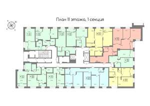 1-к квартира, вторичка, 31м2, 11/11 этаж