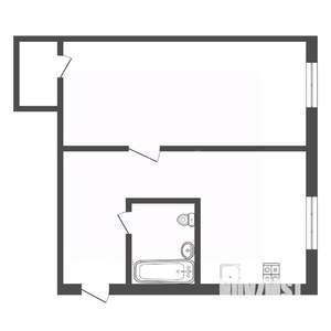 1-к квартира, вторичка, 32м2, 3/5 этаж