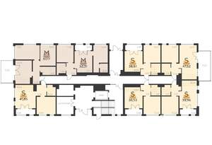 1-к квартира, строящийся дом, 48м2, 1/5 этаж