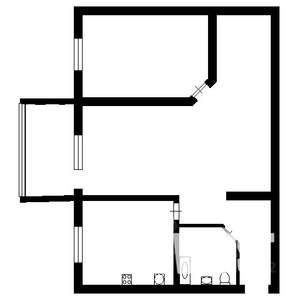 2-к квартира, вторичка, 44м2, 4/5 этаж