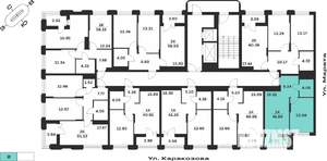 1-к квартира, вторичка, 42м2, 3/15 этаж
