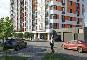 Студия квартира, строящийся дом, 36м2, 8/25 этаж