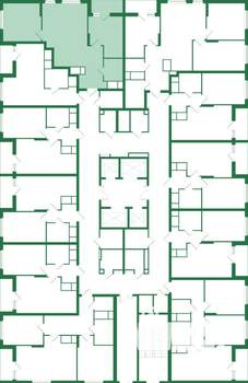 2-к квартира, вторичка, 62м2, 20/25 этаж