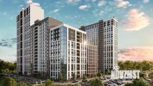 2-к квартира, строящийся дом, 52м2, 22/25 этаж