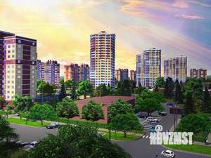 2-к квартира, строящийся дом, 45м2, 4/14 этаж