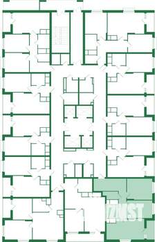 2-к квартира, вторичка, 66м2, 12/25 этаж