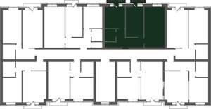 2-к квартира, строящийся дом, 47м2, 2/3 этаж