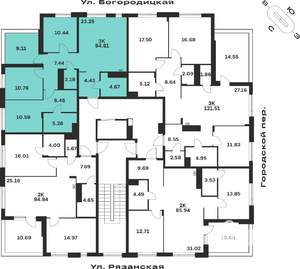 3-к квартира, вторичка, 95м2, 4/4 этаж