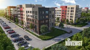2-к квартира, строящийся дом, 55м2, 2/5 этаж