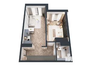 1-к квартира, вторичка, 62м2, 3/9 этаж