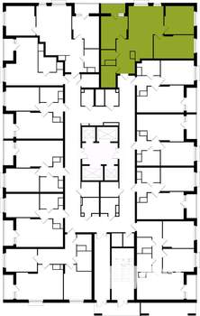 3-к квартира, вторичка, 79м2, 23/25 этаж