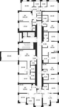 3-к квартира, вторичка, 103м2, 10/10 этаж