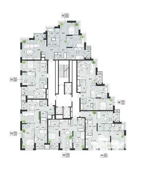 2-к квартира, вторичка, 81м2, 8/21 этаж