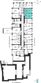 1-к квартира, вторичка, 43м2, 3/10 этаж