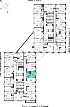 Студия квартира, вторичка, 28м2, 2/25 этаж