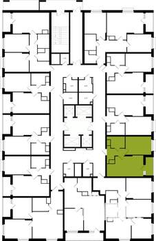 1-к квартира, вторичка, 40м2, 25/25 этаж