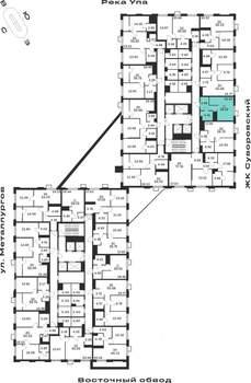 Студия квартира, строящийся дом, 28м2, 2/25 этаж