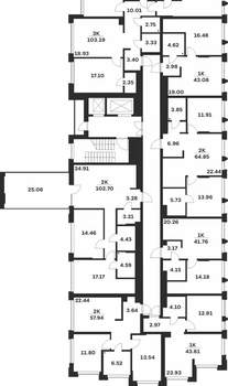 2-к квартира, вторичка, 65м2, 4/10 этаж