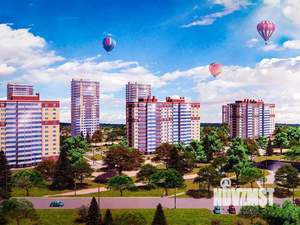 3-к квартира, строящийся дом, 75м2, 3/14 этаж