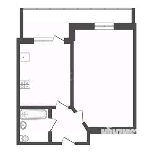 1-к квартира, вторичка, 58м2, 4/8 этаж