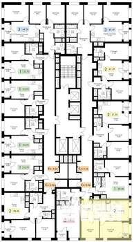 2-к квартира, вторичка, 47м2, 6/25 этаж