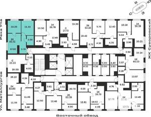 2-к квартира, вторичка, 47м2, 25/25 этаж