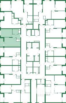 1-к квартира, вторичка, 39м2, 20/25 этаж