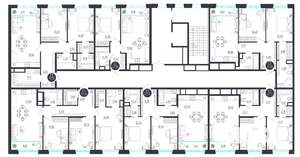 2-к квартира, строящийся дом, 70м2, 4/8 этаж
