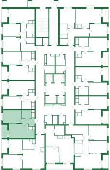 1-к квартира, вторичка, 39м2, 22/25 этаж