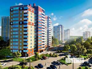 2-к квартира, строящийся дом, 46м2, 14/14 этаж