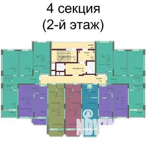 1-к квартира, строящийся дом, 41м2, 2/17 этаж