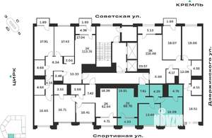 2-к квартира, вторичка, 69м2, 6/10 этаж