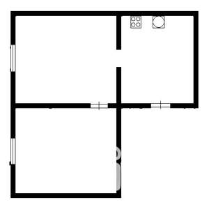 2-к квартира, вторичка, 32м2, 1/5 этаж