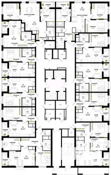 1-к квартира, вторичка, 40м2, 20/25 этаж