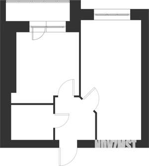 1-к квартира, строящийся дом, 38м2, 5/5 этаж