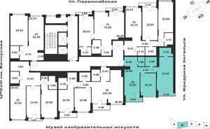 2-к квартира, вторичка, 88м2, 7/9 этаж