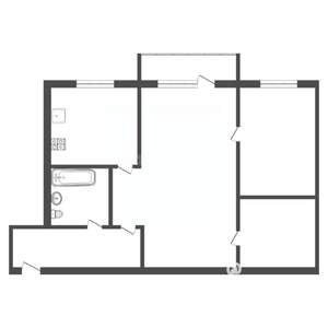 2-к квартира, вторичка, 45м2, 4/5 этаж
