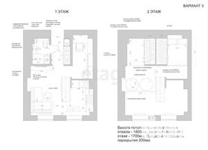 1-к квартира, вторичка, 27м2, 4/4 этаж