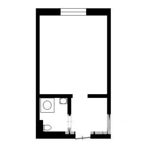 1-к квартира, вторичка, 28м2, 1/5 этаж