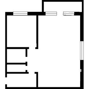 1-к квартира, вторичка, 31м2, 2/5 этаж