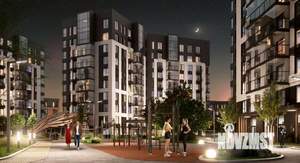 1-к квартира, строящийся дом, 47м2, 1/11 этаж