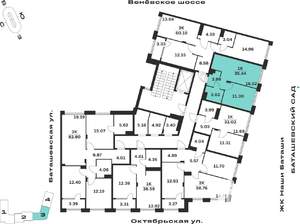 1-к квартира, вторичка, 35м2, 4/15 этаж