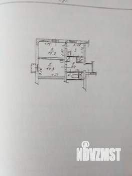 2-к квартира, вторичка, 47м2, 2/2 этаж