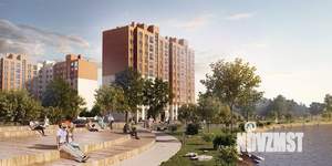 1-к квартира, строящийся дом, 41м2, 2/12 этаж