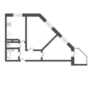 2-к квартира, сданный дом, 52м2, 8/10 этаж