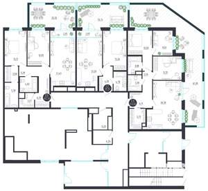 1-к квартира, строящийся дом, 75м2, 1/8 этаж