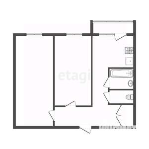 2-к квартира, вторичка, 60м2, 14/14 этаж