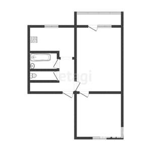 2-к квартира, вторичка, 44м2, 4/5 этаж