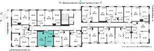 1-к квартира, вторичка, 33м2, 4/9 этаж